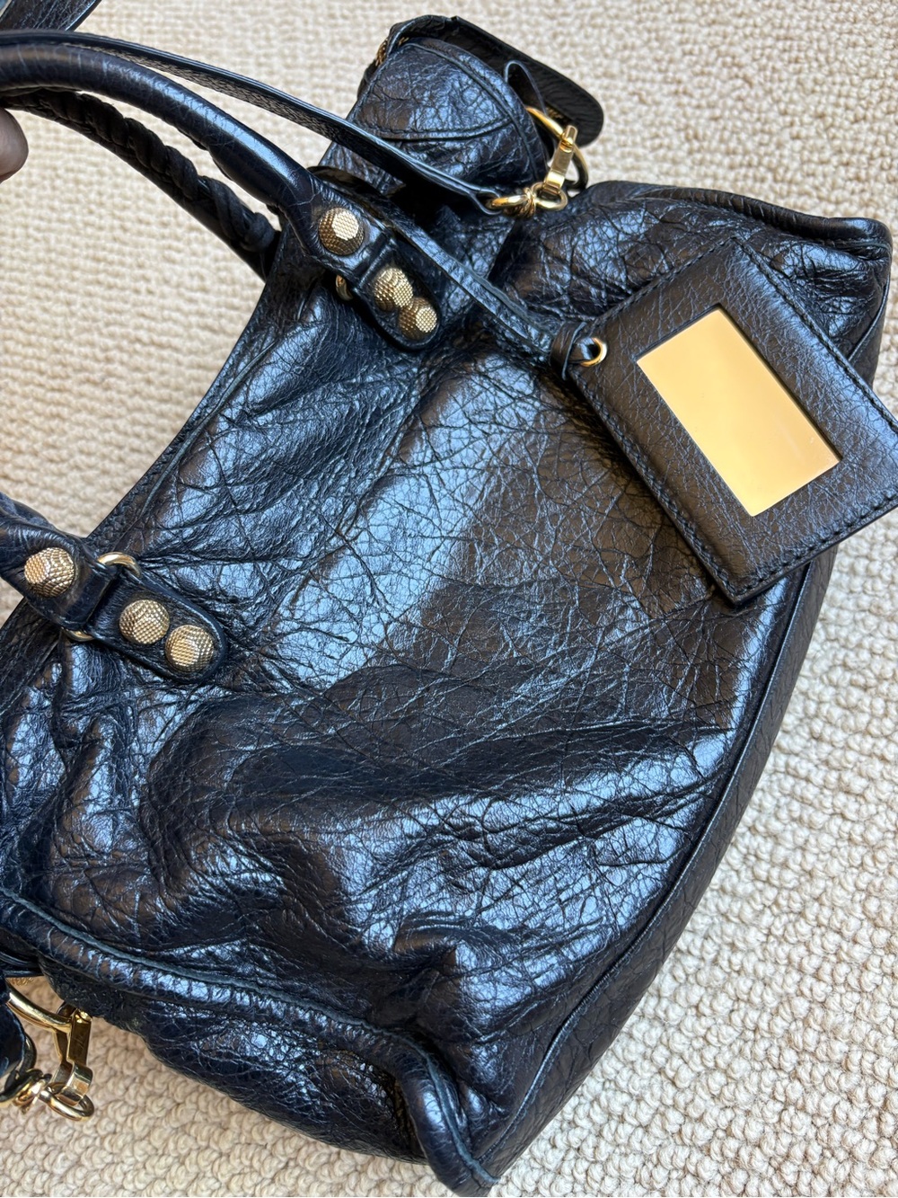 Balenciaga Le City bag with gold size medium - Picture 3 of 14